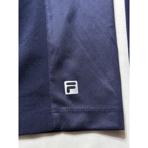 Fila Warm Up Track Tennis 1/4 Zip Jacket W&S Open Cincinnati Mens Size XL Navy - Picture 5 of 14